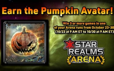 Trick or Treat! Get the limited time Pumpkin avatar in digital Star Realms!
