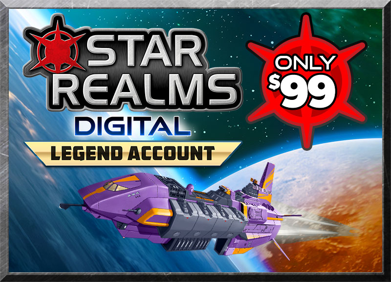 Star Realms and Hero Realms Legend Accounts now available!