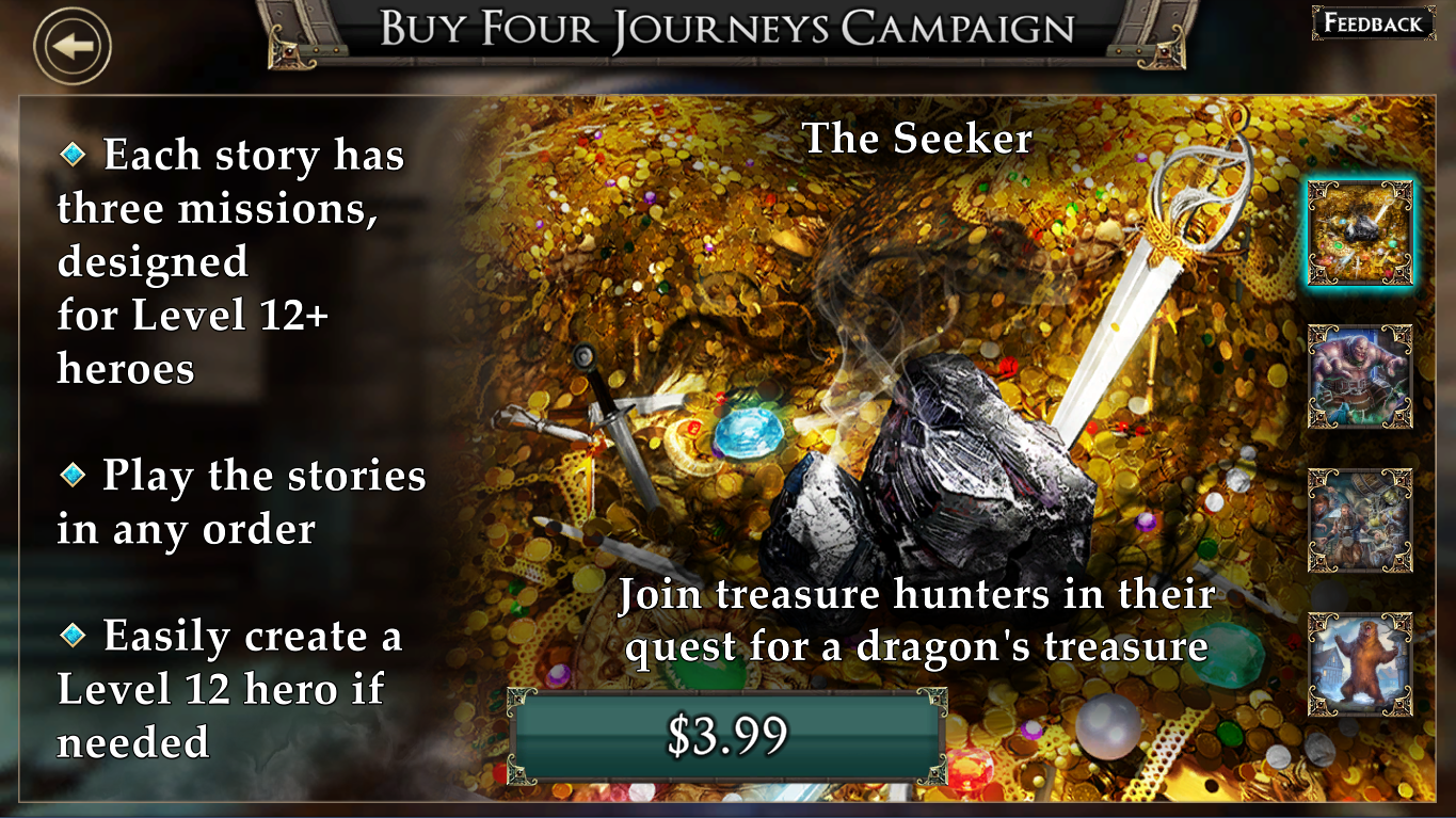 Hero Realms Four Journeys campaign now available on iOS, Android and Steam! Hero Realms Deck